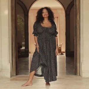 Doen Ischia Dress - Night Songbird Paisley